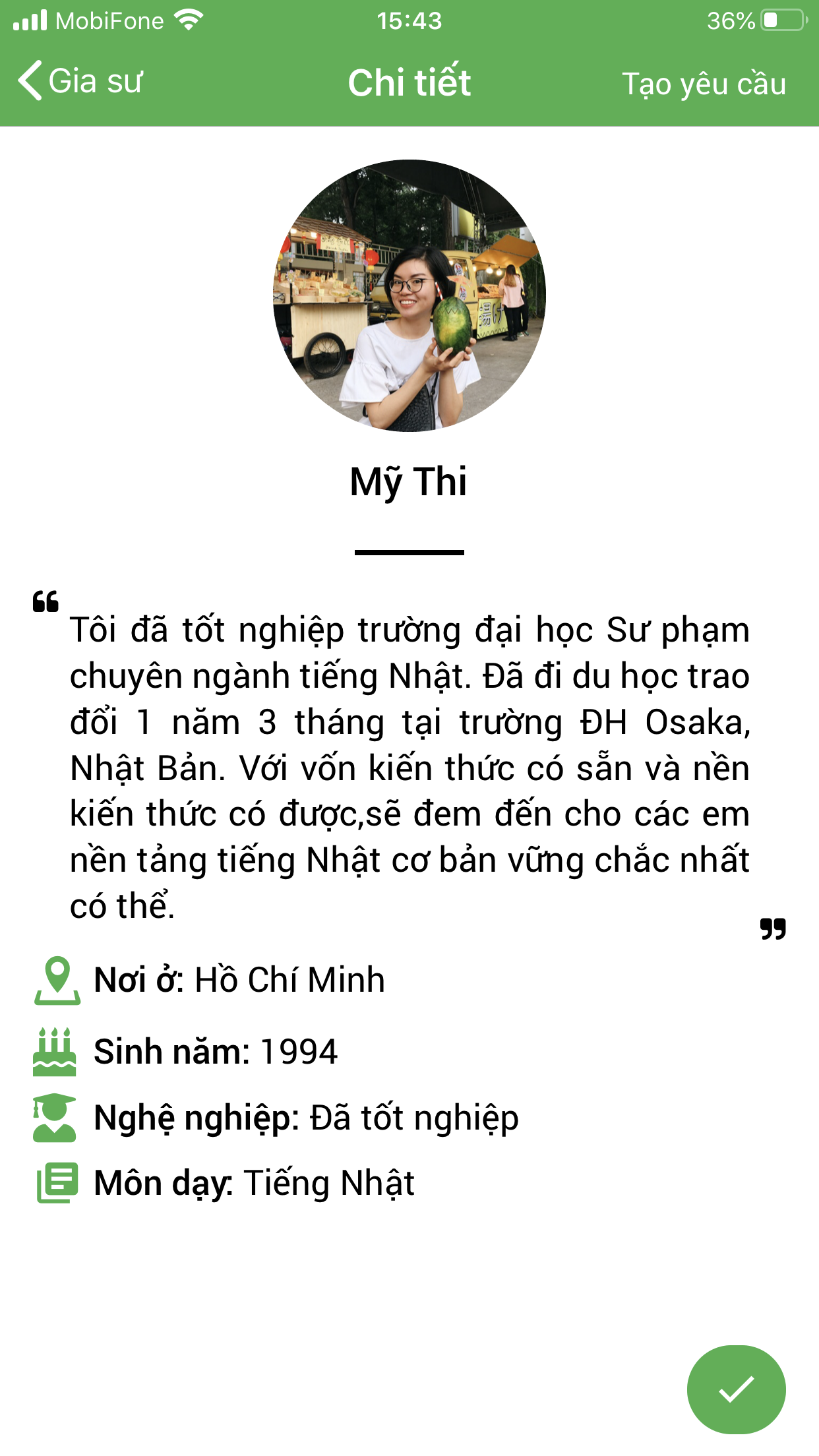 dạy kèm tiếng nhật